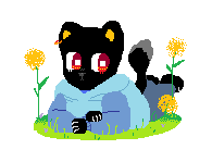 An MsPaint drawing of Sin which I animated on Paint Tool SAI